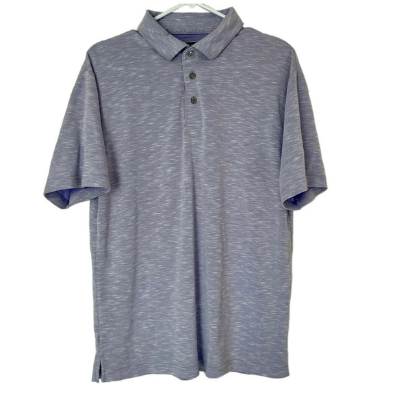 PGA Tour Golf Polo Shirt Purple Mens Size Medium - Picture 1 of 9